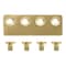National Hardware National Hardware 3-1/8 in. L Brushed Gold Steel Sliding Door Hardware Connecting Adapter 1 pk N700-107 - alternate 3